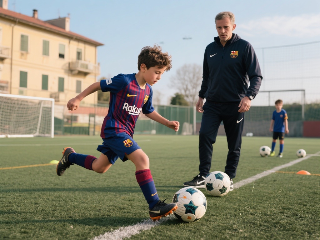 直到12岁那年，卢卡的天赋被一位当地的业余教练发现